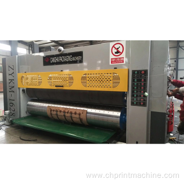 corrugated carton printing slotting die-cutting machine
